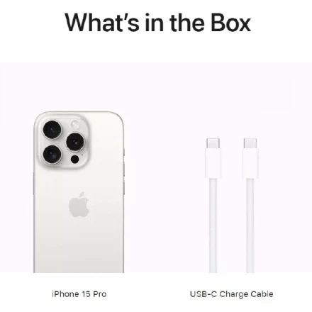 Смартфон Apple iPhone 15 Pro 256GB Dual SIM (новый, не актив, без комплекта)