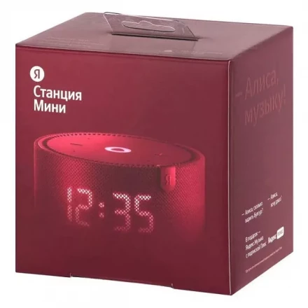 Умная колонка Яндекс Станция Мини с часами