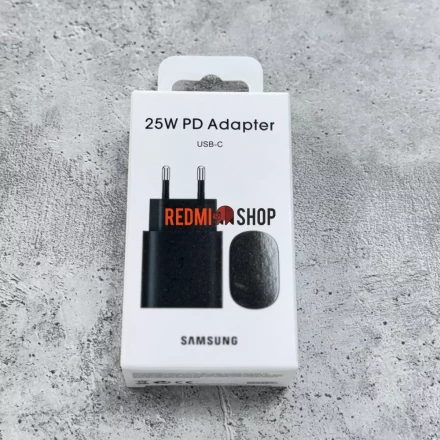 Адаптер питания для Samsung 25W PD Adapter USB-C Black